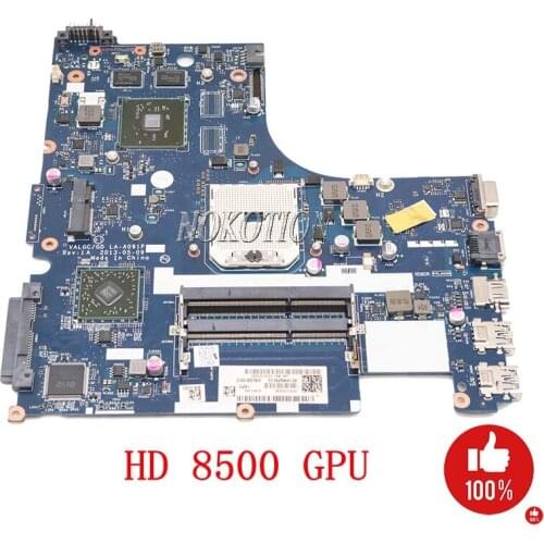 NOKOTION Laptop Motherboard For Lenovo G505S 15.6 VALGCGD LA-A091P DDR3 HD 8500 GPU Main board full tested