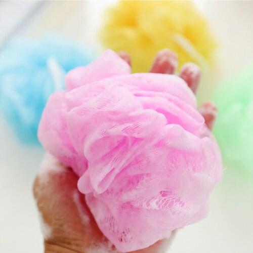 Soft Shower Mesh Foaming Sponge Multi-color Bubbling Shower Flower Ball Body Skin Cleaner Cleaning Tools Bathroom Accessories