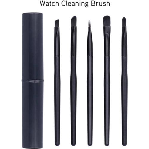 5Pcs Watch Cleaning Brush Set Watch Movement Small Part Cleaning Soft Brushes Watch Maintenance Tool Accessory Kit Watchmaker