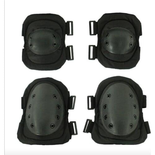 Outdoor combat CS sports knee pads elbow pads four-piece black eagle protective gear 088 black eagle tactical knee pads