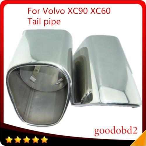 Muffler Tip Stainless Steel Exhaust Muffler Exhaust Pipe Car Tail Pipes Fit For VOLVO XC90 XC60 tail pipes auto Car accessories