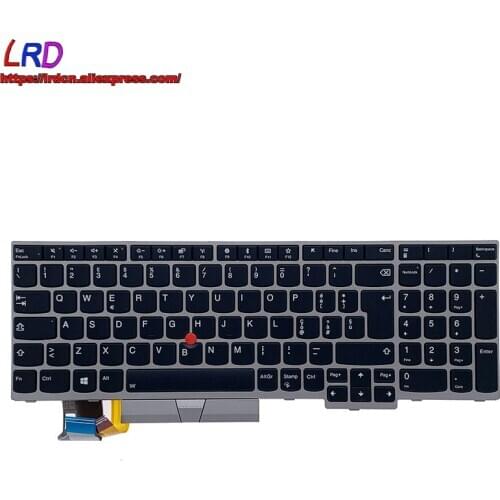 New Original Italian Backlit Keyboard for Lenovo Thinkpad E580 E585 E590 E595 T590 P53S L580 L590 P52 P72 P53 P73 Laptop 01YN757
