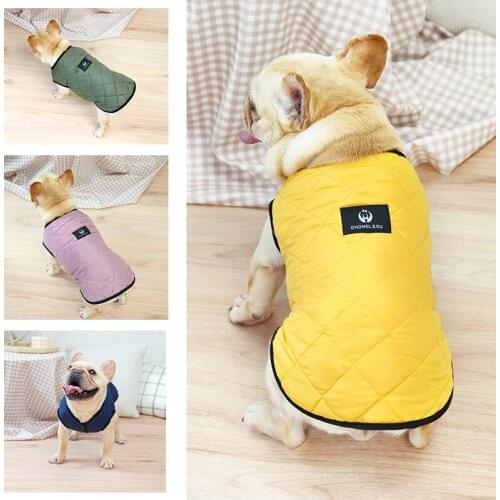 Wholesale New Autumn Winter Xs Dog Clothes For Small Dogs Boy Girls Teddy Wadded Jacket Vest Costume Puppy Outfit Pet Clothing