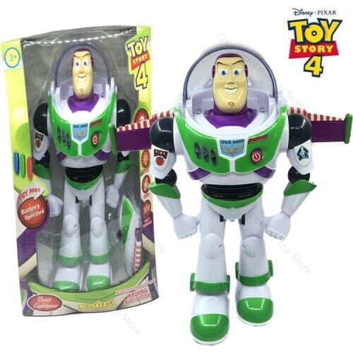 Disney Genuine Juguete Toy Story 4 Buzz Lightyear music/light with Wings Doll Action Figure Toys for Children Birthday Gift A103