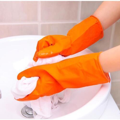 Wash gloves, waterproof, latex, thin, kitchen, durable brush, laundry, rubber, household gloves wholesale