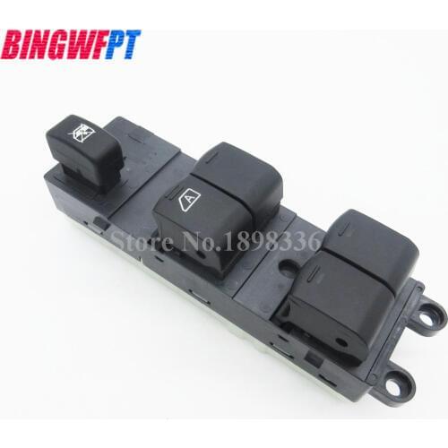 25401-4X00D 254014X00D Front Left Driver window lifter switch for Nissan Navara D40 2004-2016 For Qashqai Pathfinder