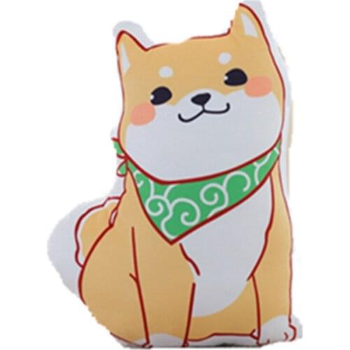 45cm Cartoon creative printed hamburger dog Lolita koji dog pillow hand pad waist shoot props real life send girl birthday gift