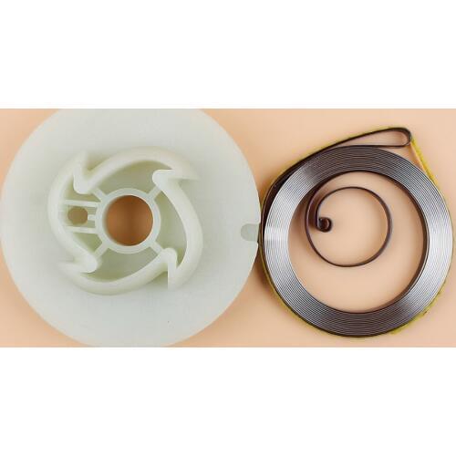 Starter Pulley Recoil Spring For HUSQVARNA 365 371 372 372XP 362 385 390 JONSERED 2165 2171 2071 2172 Chainsaw Parts