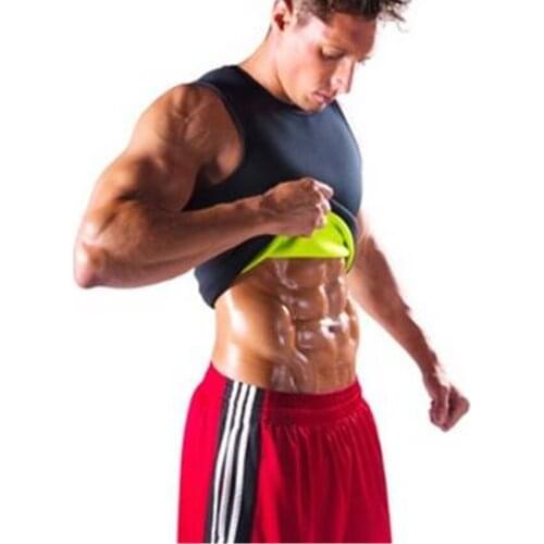 Dropshipping Slimming Belt Belly Men Slimming Vest Body Shaper Neoprene Abdomen Fat Burning Shaperwear Waist Sweat Corset