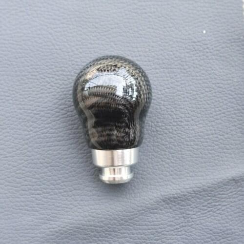 New Universal Fit Manual Racing Carbon Fiber Gear Shift Knob For Volkswagen Golf Sagitar Polo Bora Jetta