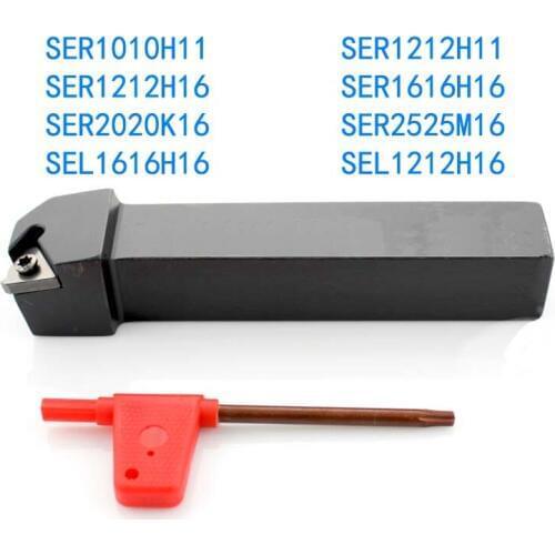 SER1010H11 SER1212H11 SER1212H16 SER1616H16 SER2020K16 SER2525M16 CNC External thread Lathe Turning Tool Holder Boring Bar