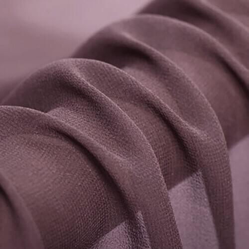 SILK GEORGETTE 114cm width 8momme/100% Natural Silk Fabric Free Shipping Chiffon Fabric per meter MOQ 1M Rosybrown NO 09