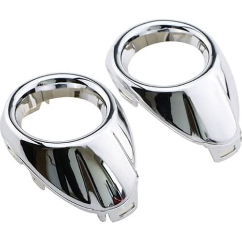 Car styling Front Fog Lamp Frame Modified Head Fog Light Decoration Cover For Ford Focus 3 Accessories Abs Chrome 2pcs Per Set