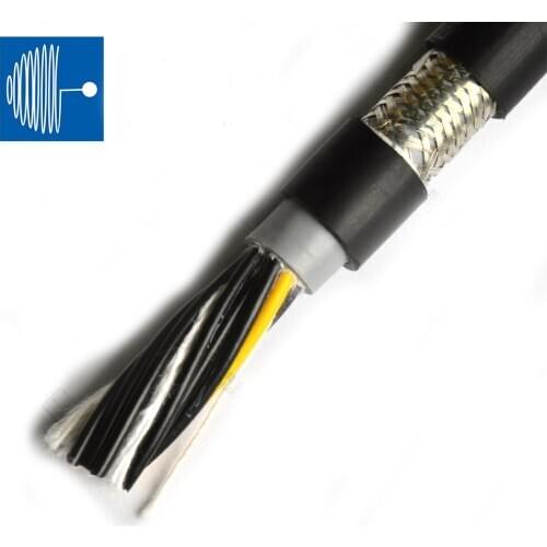 TRIUMPHCABLE/SHENGAPI 1/2M UL2464 24AWG 2/3/4/5/6/7/8/10core PVC multi-core shielded cable anti-interference control signal wire