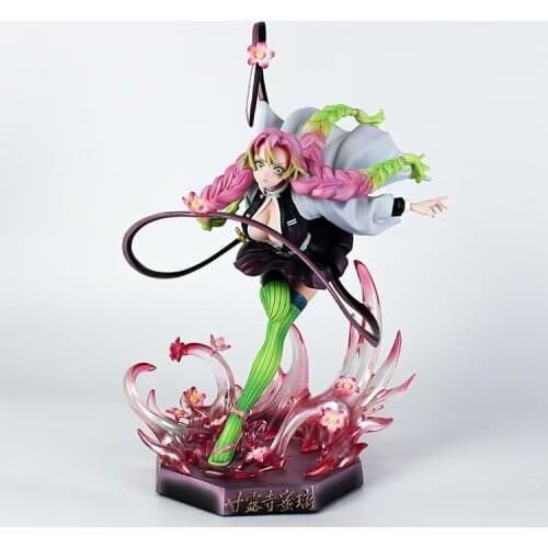 Japan Anime Demon Slayer Kimetsu no Yaiba Kanroji Mitsuri PVC Figure Figurine 21cm Toy Model Statue New With Box