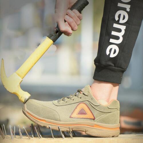 Safety Shoes And Hats Steel Toe Mens Low Oxford Outsole Work Shoes Non-slip Breathable Mesh Shoes Hiking Wear-resistant DXZ079