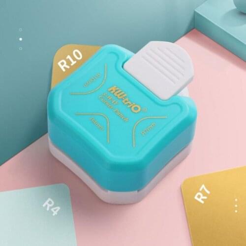 3 In1 Mini Corner Trimmer Corner Rounder Punch R4/R7/R10mm Corner Trimmer Stationery School Ofice Supplies