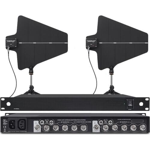 Bolymic 2 Antennas Power Distribution System 470-900MHZ For UR24D UHF Wireless Microphone