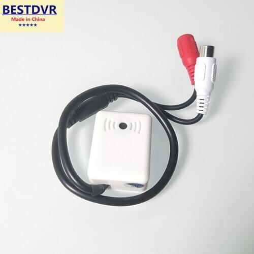 British truck monitoring pickup mobile dvr microphone high-fidelity source factory 4g gps mdvr RCA DC interface sound pickup