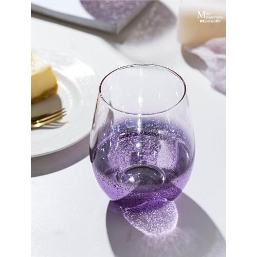 Clear Water Beer Mug Glass Cup Cute Nordic Espresso Whiskey Shot Glass Cocktail Juice Copas De Vino Resistant Glass Cup EA60BL