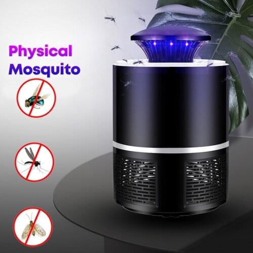 Home Electric UV Lamp Portable Electric LED Mosquito Insect Killer Lamp Mosquito Fly Pest Bug Zapper Catcher Trap for Indoor