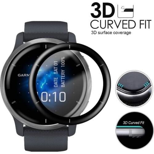 Garmin Venu Soft 3D Protective Film Guard for Garmin Venu 2 / 2S Full Cover Screen Protectors Smartwatch Accessories