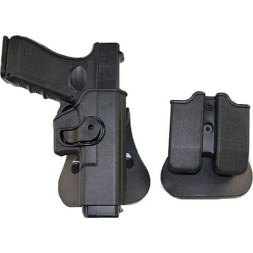 IMI Glock Holster Hunting Tactical Combat Gun Holster for Glock 17 19 22 26 31 Pistol Holsters Airsoft Case with Clip Pouch