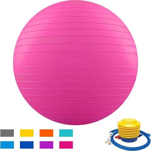 Sports Yoga Balls Fitness Ball Thickened Explosion-proof Exercise Home Gym Pilates Equipment Massage Balance Ball 55cm 65cm 75cm