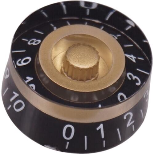 Set of 4 Guitar Speed Control Knob Top Hat Replace for Old Part Accs, Quality Material for Durable and Long-lasting Use