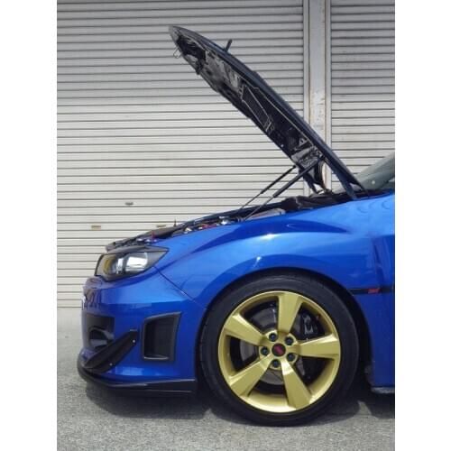 For 2010-2011 Subaru Impreza WRX STI Front Hood Bonnet Modify Gas Struts Carbon Fiber Spring Damper Lift Support Absorber