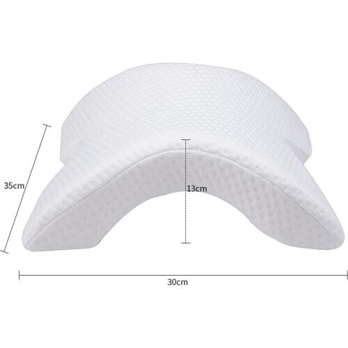 Body Head Neck Support Cushion Cervical Nap Pillows Multifunction Curved Sleeping Pillow Hollow Design Bedding Sleep Arm Pillow
