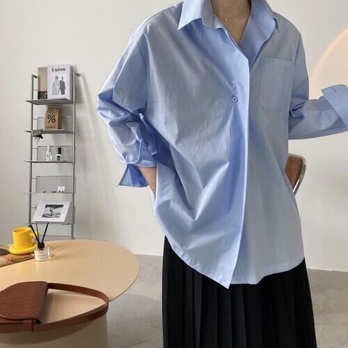 Sherhure Women's Blue Shirts