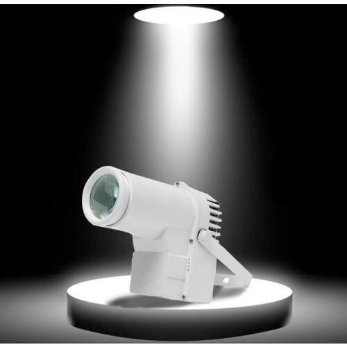 10W LED Pinspot Light DJ Disco KTV Wedding Reflective Mirror Ball effects party lights White color Spot Light Stage Lighting