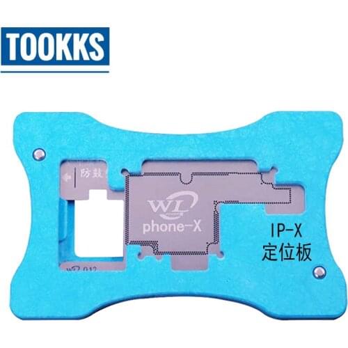 WL High Presicion iPhone X Motherboard Middle Layer Planting Platform Tin Template Reballing Kit Soldering Net