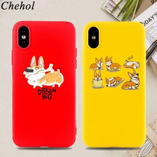 Funny Cartoon Animal Phone Case for IPhone 11 Pro X XS MAX XR 8 7 6s Plus Case Cute Dog Soft TPU Silicone Box Back Cover Shell