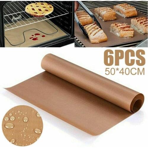 1pcs 500x400mm Reusable Baking Mat Baking Pan High Temperature Barbecue Mat Grill Non-stick Cake Mat Oven Tool Baking Pan