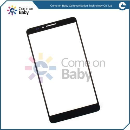 1PCS White/Black/Gold Replacement Parts Outer Screen Front Glass Cover LCD Touch Screen Lens For Huawei Ascend Mate 7 Mate7