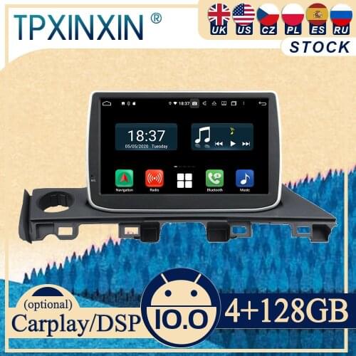 10.0 PX6 For Mazda 6 Atenza 2017 Android Car Stereo Car Radio with Screen 2 DIN Radio DVD Player Car GPS Navigation Head Unit