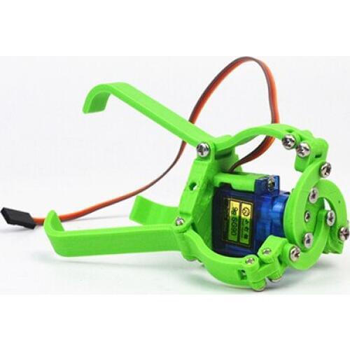 3D printing Three-finger claw with servo Manipulator Manipulator