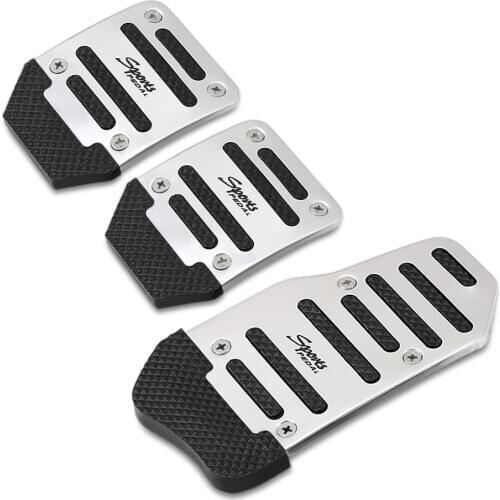 Aluminum Auto Parts Air Brake Pedal Pedi, Styling Sticker Cover for Subaru Suzuki SX4 SWIFT Alto Liane Grand Vitara Jimny