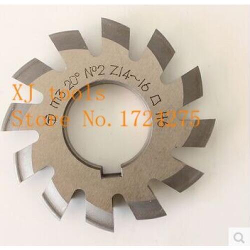 Free shipping 1pcs M5.5 NO.1-NO.8 Pressure Angle of 20 degrees HSS Gear Milling cutter , gear machining