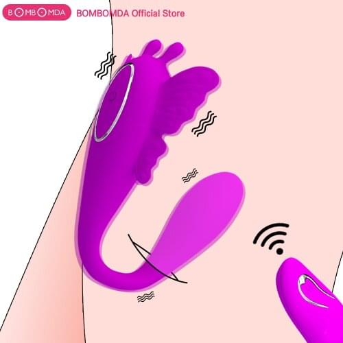 Wireless Remote Vibrators For Couples Dildo G Spot Silicone Stimulator Double Vibrators Silicone Sex Toys For Woman Masturbator