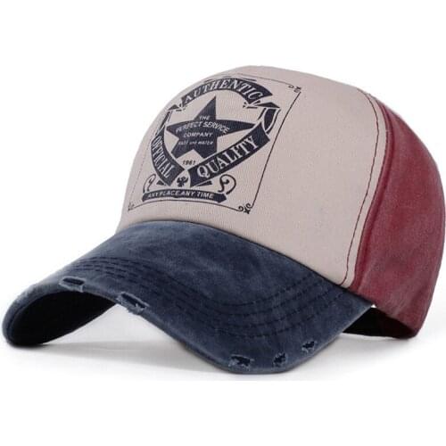 Baseball cap street style personality cap washed to make old outdoor hiking hats