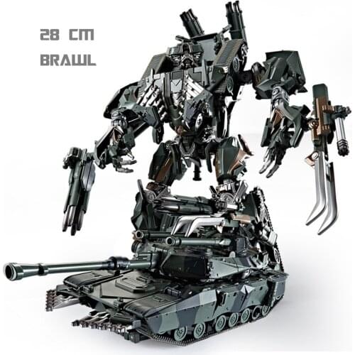 BMB Transformation Robot ls10 ls-10 Brawl Oversized 28cm Alloy Movie M1A2 Tank Mode Action Figure Gifts Toys