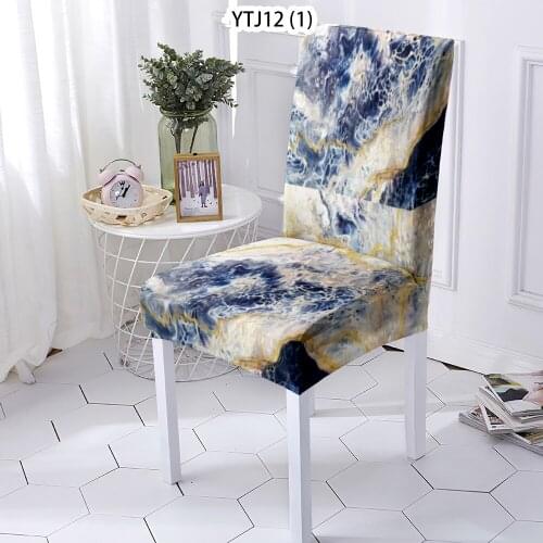 Spandex Stretch Cartoon Dining Chair Non-Slip Chair Cover Detachable Anti-Dirty Kitchen Seat Covers Stretch Banquet Chair Cover