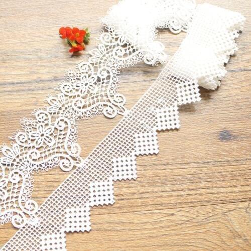 6CM2yard Lace High Quality 100% Cotton Lace Fabric Free Shipping