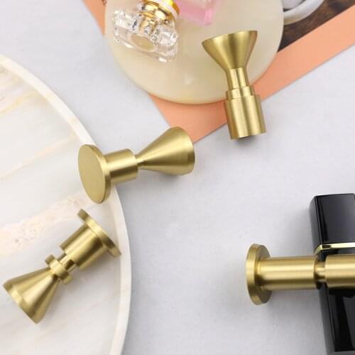 Coat Hook Brass Bathroom Hook for Wall Gold Small Hat Hooks Clothes Towel Robe Hook For Keys Bathrrom accessories