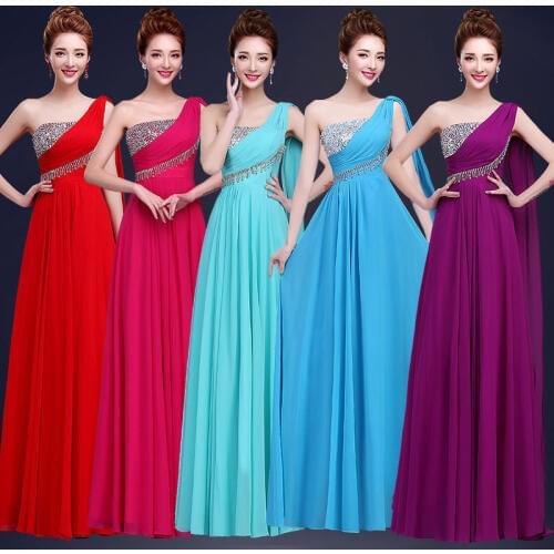 MONAYARN Womens Evening Chiffon Dresses