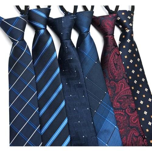 2021 New 6 CM Skinny Zipper Tie For Men High Quality Slim Wedding Party Business Dress Suit Necktie With Gift Box