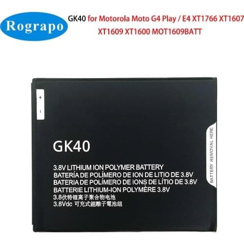 Rograpo Motorola Moto E4 Batteries